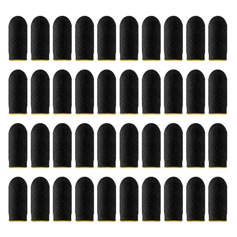 20/40pcs Gaming Finger Cover Game Controller Suitable For PUBG LOL Anti Sweat Scratch Touch Screen Game Finger Thumb Cover Glove