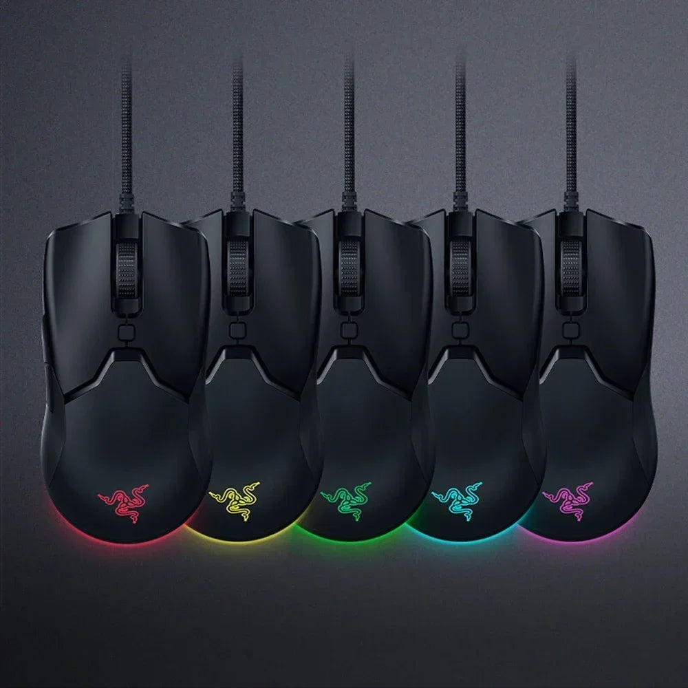 100% Original Razer Viper Mini Gaming Mouse 8500DPI Optical Sensor Chroma RGB Wired Mouse Lightweight SPEEDFLEX Mice for Gamer