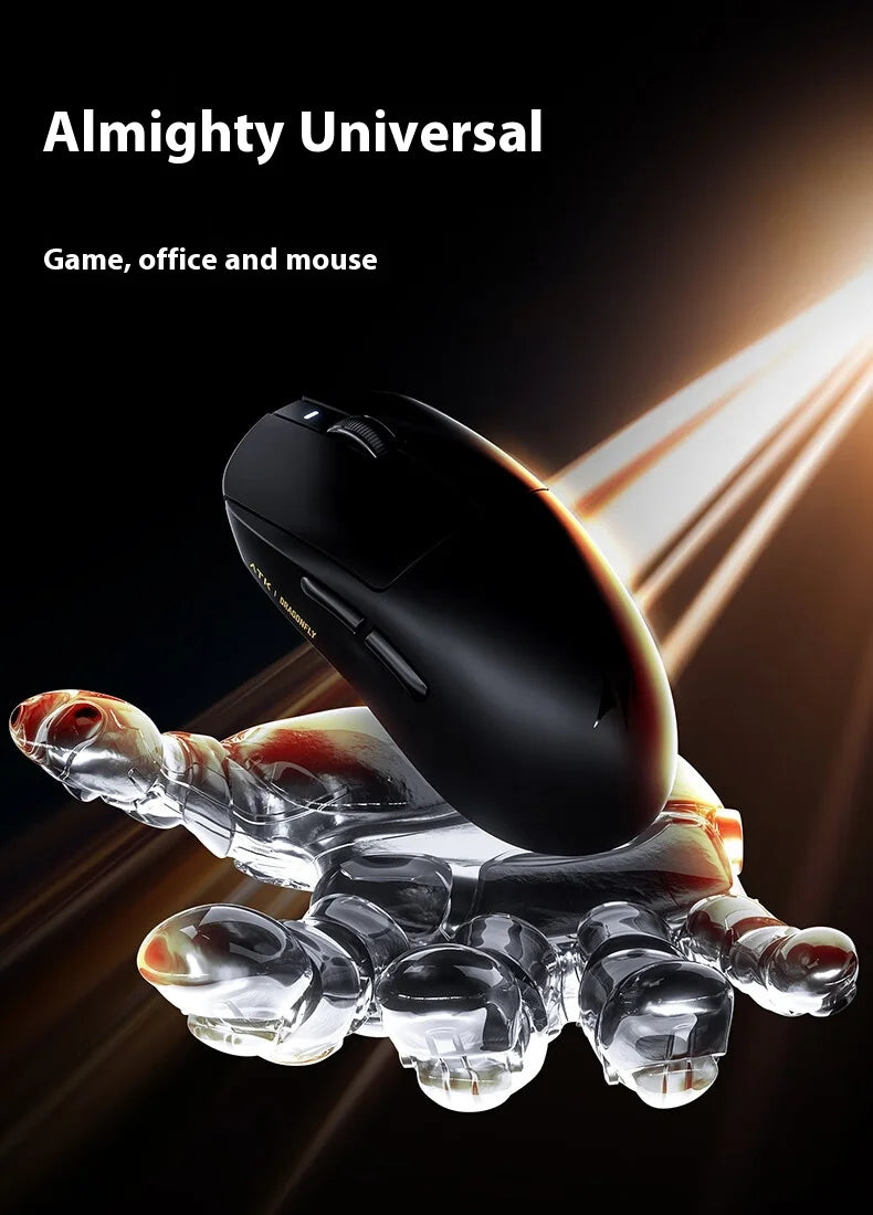 ATK A9 Ultra Wireless Gaming Mouse A9/A9 SE/A9 Plus/A9 Pro Tri Mode 8K 53g Lightweight E-sports Gaming Mouse PC Custom Accessory