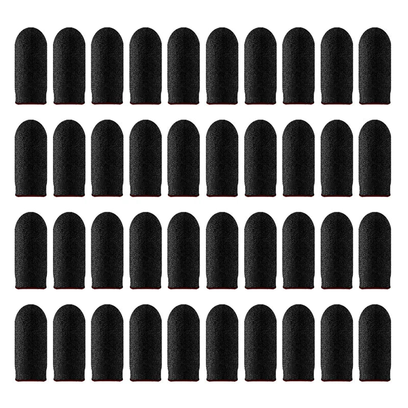 20/40pcs Gaming Finger Cover Game Controller Suitable For PUBG LOL Anti Sweat Scratch Touch Screen Game Finger Thumb Cover Glove