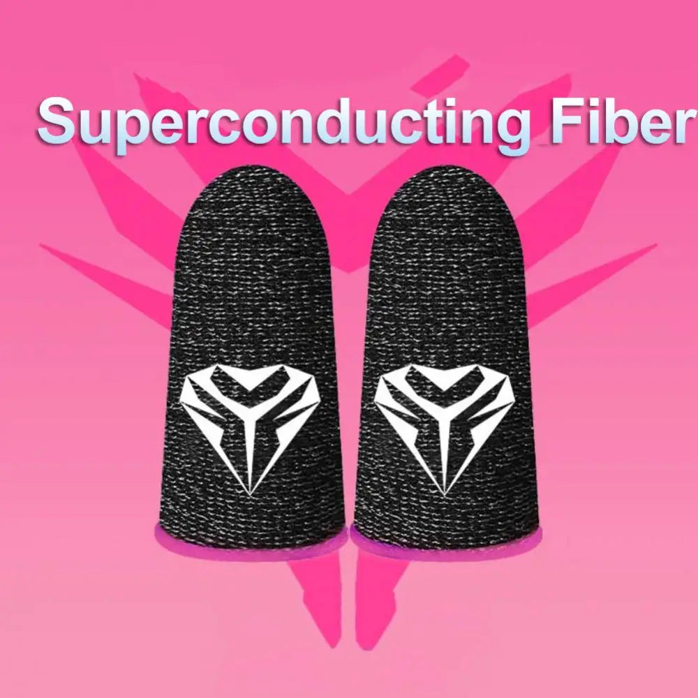 For PUBG Gaming Finger Sleeve Luminous Fingertips Cover Anti-slip Breathable Finger Cots Thumb Gloves For Mobile Game