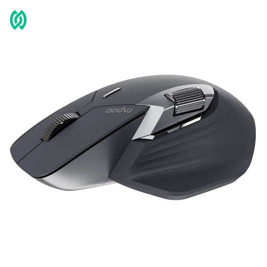 Rapoo MT760PRO Wireless Mouse NearLink + Bluetooth 5.0 Multi-Device 12000 DPI 2K Polling Rate Ergo for Work Gaming Quiet Clicks