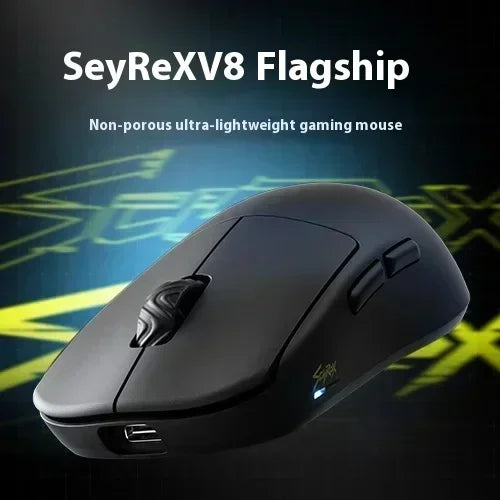 Ready-Stock Scyrox V8 Mouse 8k Return Paw3950 Dual Mode Wireless E-Sports Mouse Ergonomics 36g E-Sports Mice Pc Gamer Accessory
