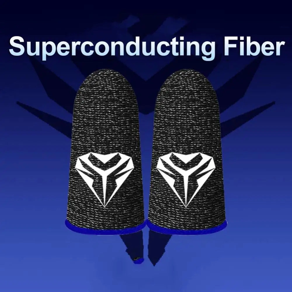 For PUBG Gaming Finger Sleeve Luminous Fingertips Cover Anti-slip Breathable Finger Cots Thumb Gloves For Mobile Game