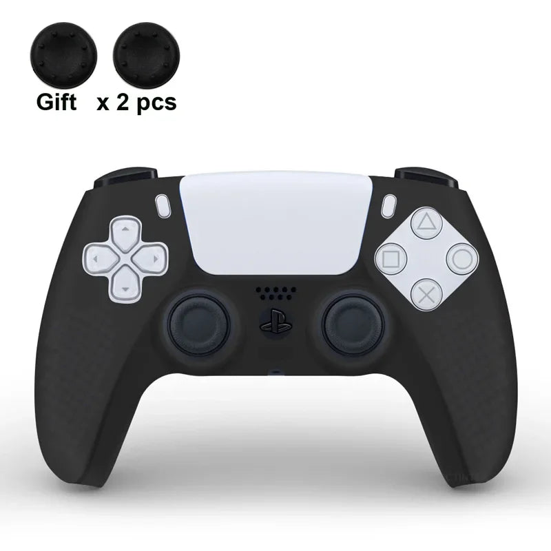 Protective Cover Skin for Playstation 5 Controller Anti-slip Silicone Case for PS5 Slim Gamepad Cover Thumb Grips Accessories
