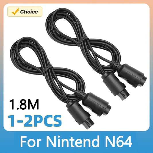 Controllers Extension Cable Cords Extender Lead Gaming Cable Fit for Nintend N64