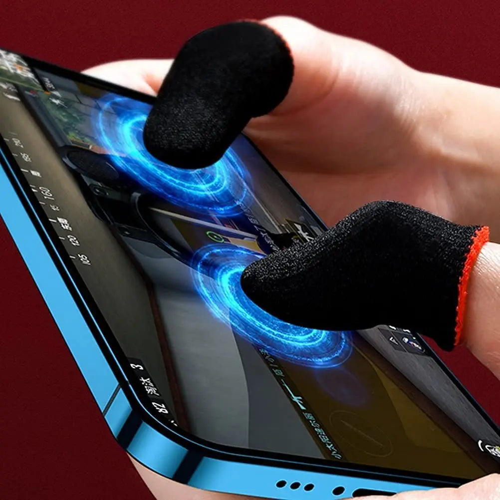20PCS Finger Sleeve For PUBG Mobile Game Seamless Anti-Sweat Breathable Finger Sleeve Gloves Sensitive Touch Screen Gaming