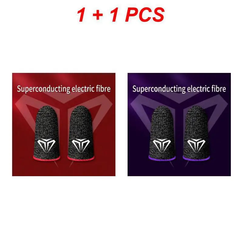 1~10PCS Pair Fingertips For Game Pubg Mobile Anti Slip Finger Glove Game Controller Finger Sleeve For Touch Screen Mobile Gaming