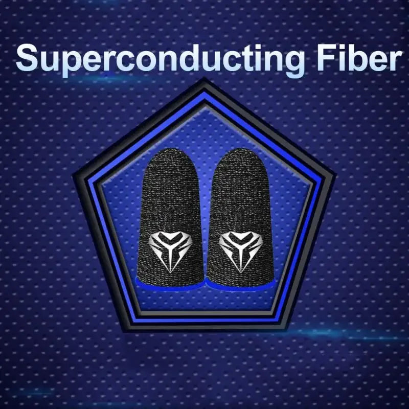For PUBG Gaming Finger Sleeve Luminous Fingertips Cover Anti-slip Breathable Finger Cots Thumb Gloves For Mobile Game