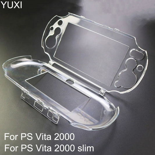 YUXI 1PC For PS Vita 2000 slim/PSV Clear Crystal Protective Case Hard Guard Shell Slim Gaming Transparent Skin Protection Cover