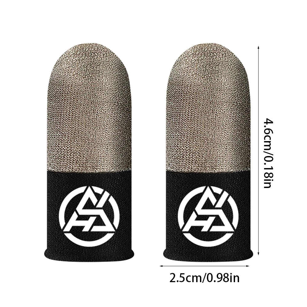 1-6Pairs Game Finger Sleeve For PUBG Luminous Sweatproof Anti-slip Touch Screen Finger Sleeve Breathable Gaming Finger Cover