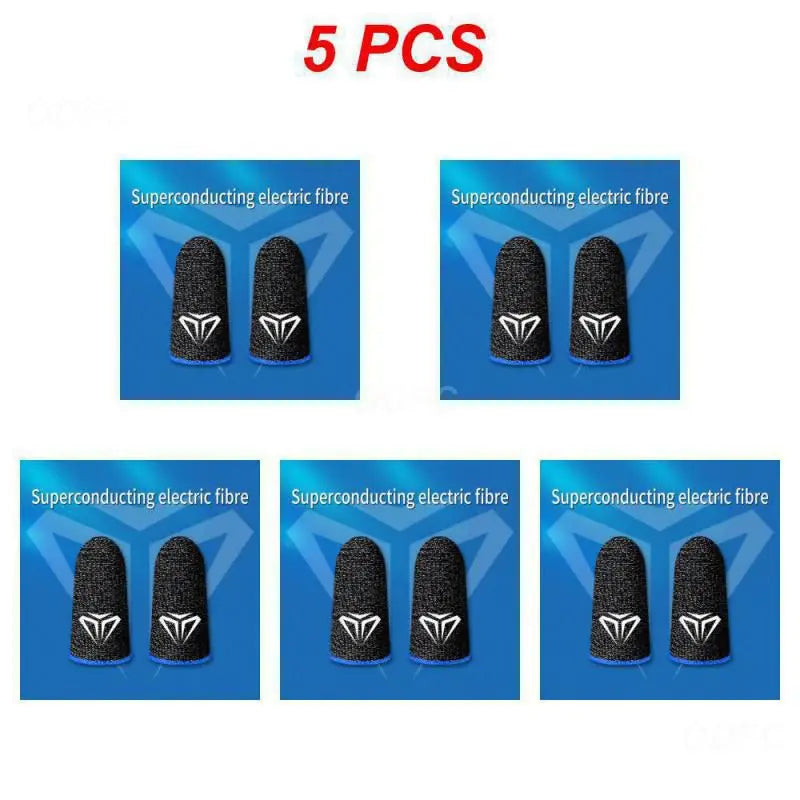 1~10PCS Pair Fingertips For Game Pubg Mobile Anti Slip Finger Glove Game Controller Finger Sleeve For Touch Screen Mobile Gaming