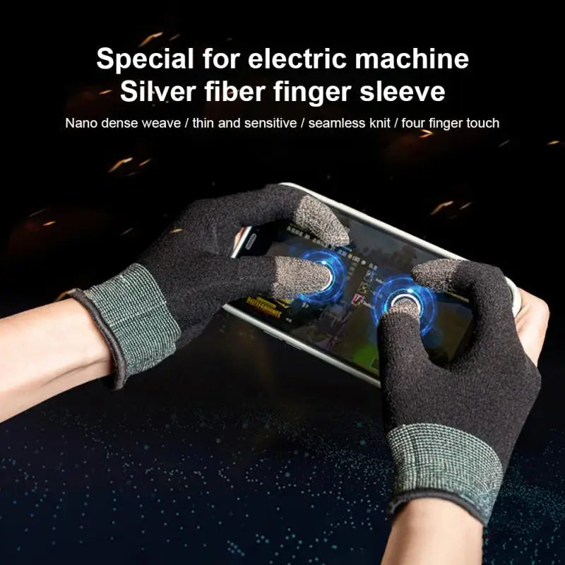 1/3/5SETS Thumb Sleeve Gloves Sweat Proof Sensitive Accessories For Gamer Touch Screen Fingertips Gloves Cover Breathable