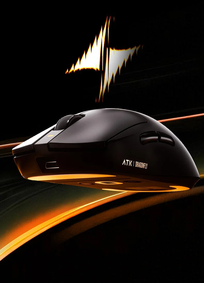 ATK A9 Ultra Wireless Gaming Mouse A9/A9 SE/A9 Plus/A9 Pro Tri Mode 8K 53g Lightweight E-sports Gaming Mouse PC Custom Accessory
