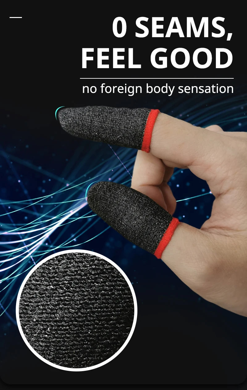 20/40pcs Gaming Finger Cover Game Controller Suitable For PUBG LOL Anti Sweat Scratch Touch Screen Game Finger Thumb Cover Glove