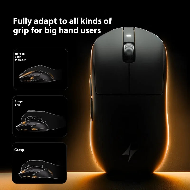 ATK A9 Ultra Wireless Gaming Mouse A9/A9 SE/A9 Plus/A9 Pro Tri Mode 8K 53g Lightweight E-sports Gaming Mouse PC Custom Accessory