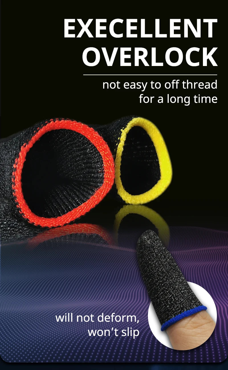 20/40pcs Mobile Game Fingertip Glove Sweatproof Anti-slip Touch Screen Finger Sleeve Breathable Gaming Fingertip Cover For Gamer