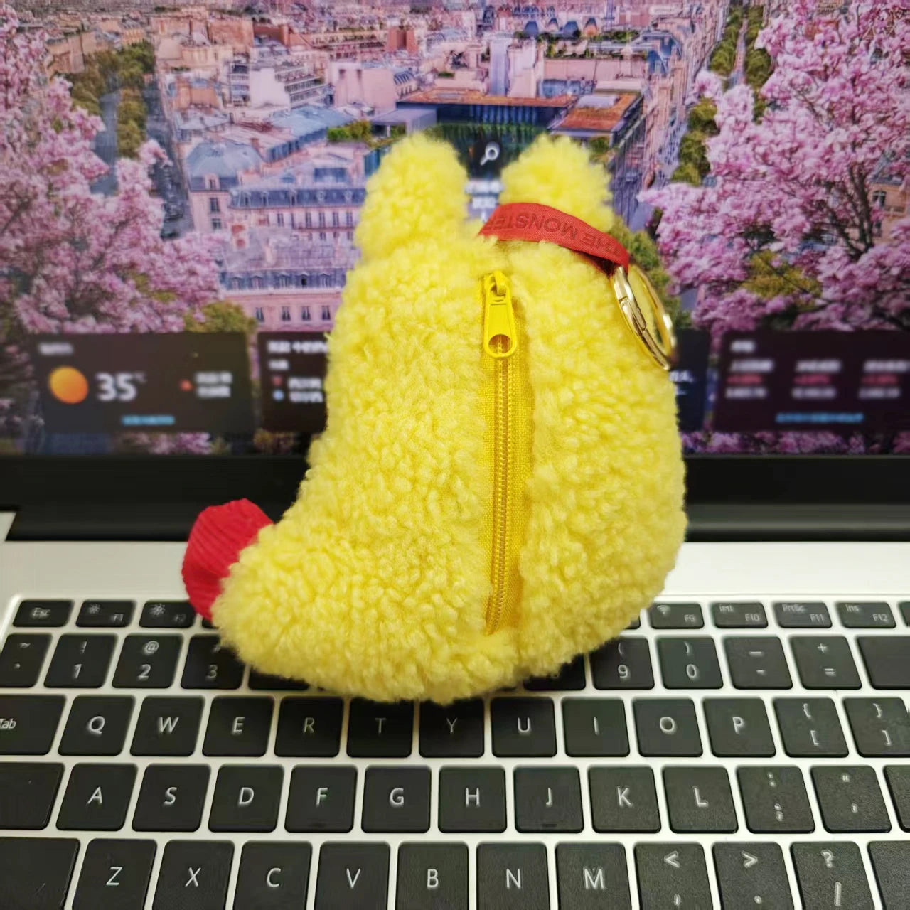 100% Original Tempura Shrimp Earphone Bag Plush Toy Pendant Toy Key Bag