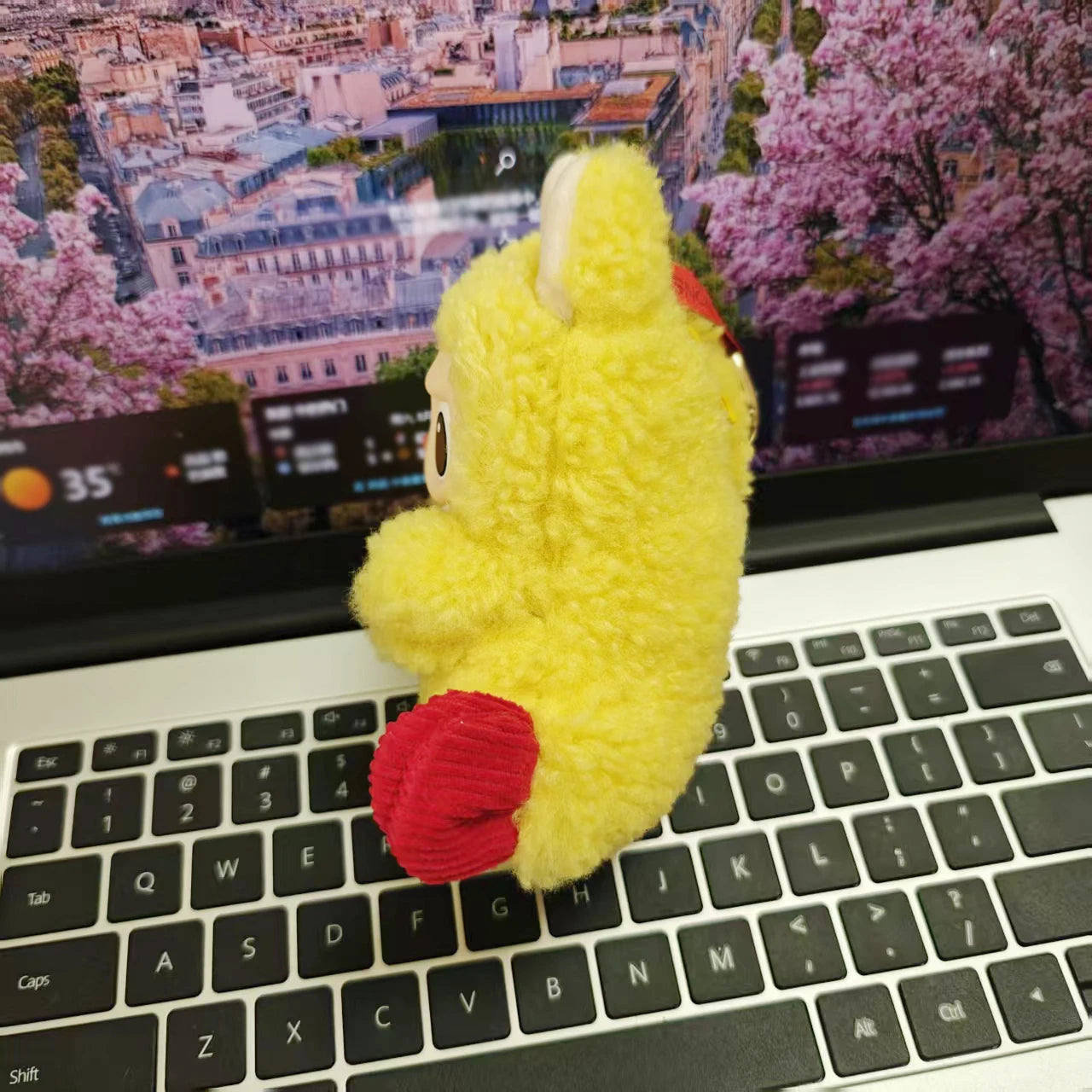 100% Original Tempura Shrimp Earphone Bag Plush Toy Pendant Toy Key Bag