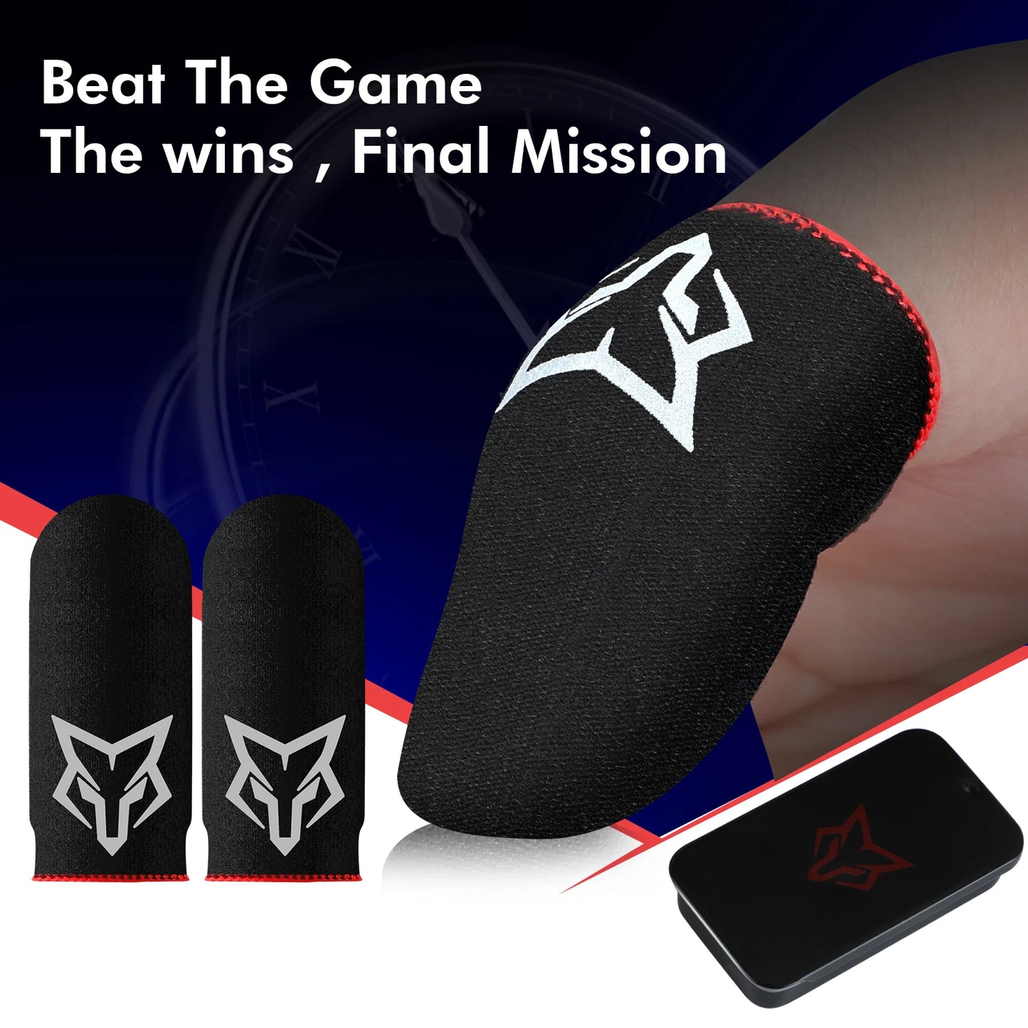 Pubg Gaming Sarafox V6 Finger Sleeve Flexible Glass Fiber Finger Gloves for pubg thumb sleeves