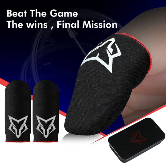 Pubg Gaming Sarafox V6 Finger Sleeve Flexible Glass Fiber Finger Gloves for pubg thumb sleeves