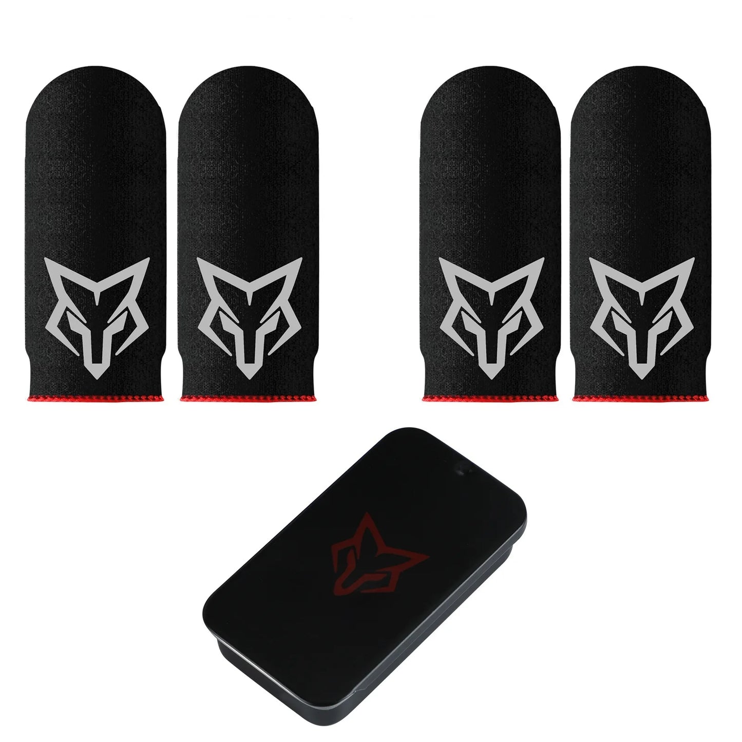Pubg Gaming Sarafox V6 Finger Sleeve Flexible Glass Fiber Finger Gloves for pubg thumb sleeves