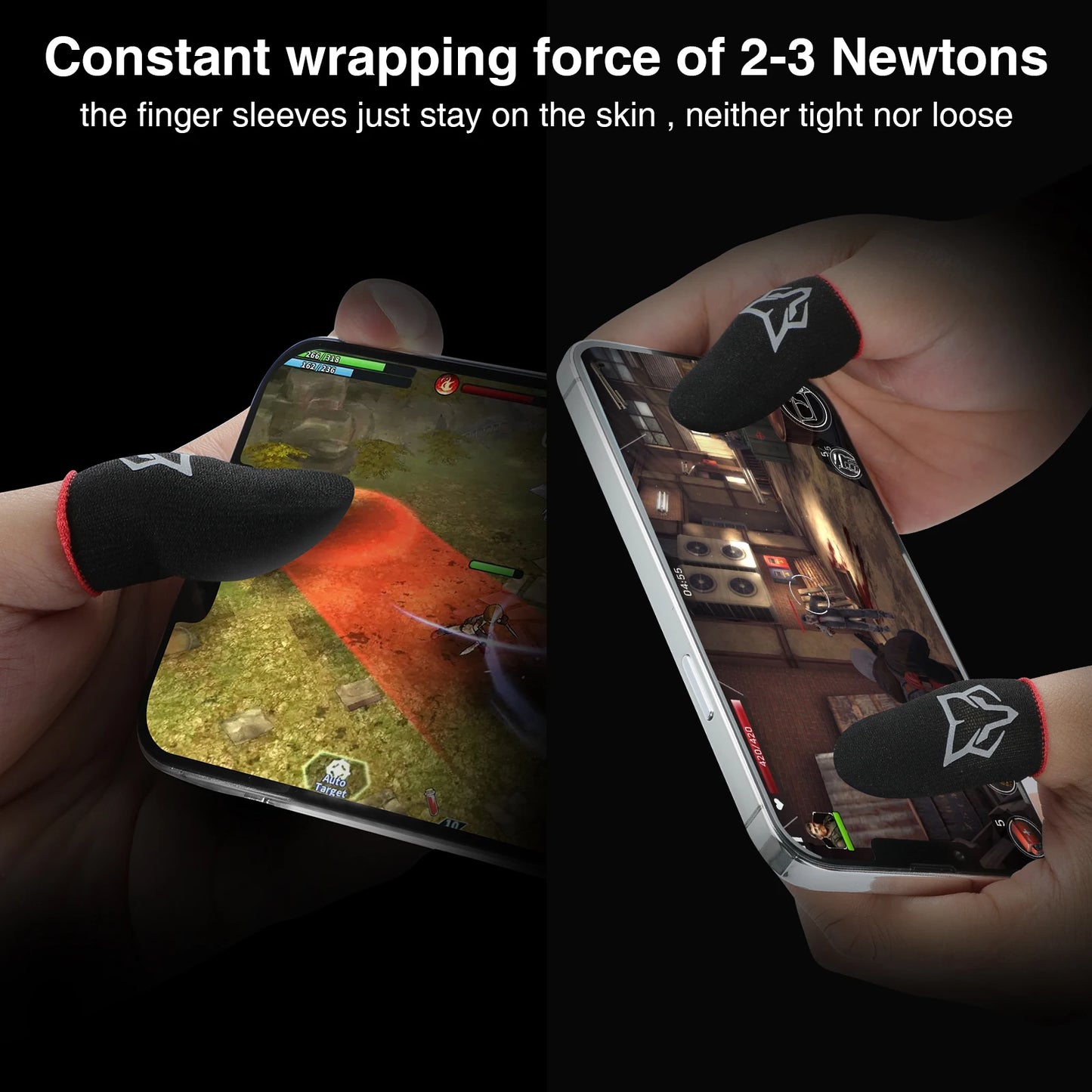 Pubg Gaming Sarafox V6 Finger Sleeve Flexible Glass Fiber Finger Gloves for pubg thumb sleeves