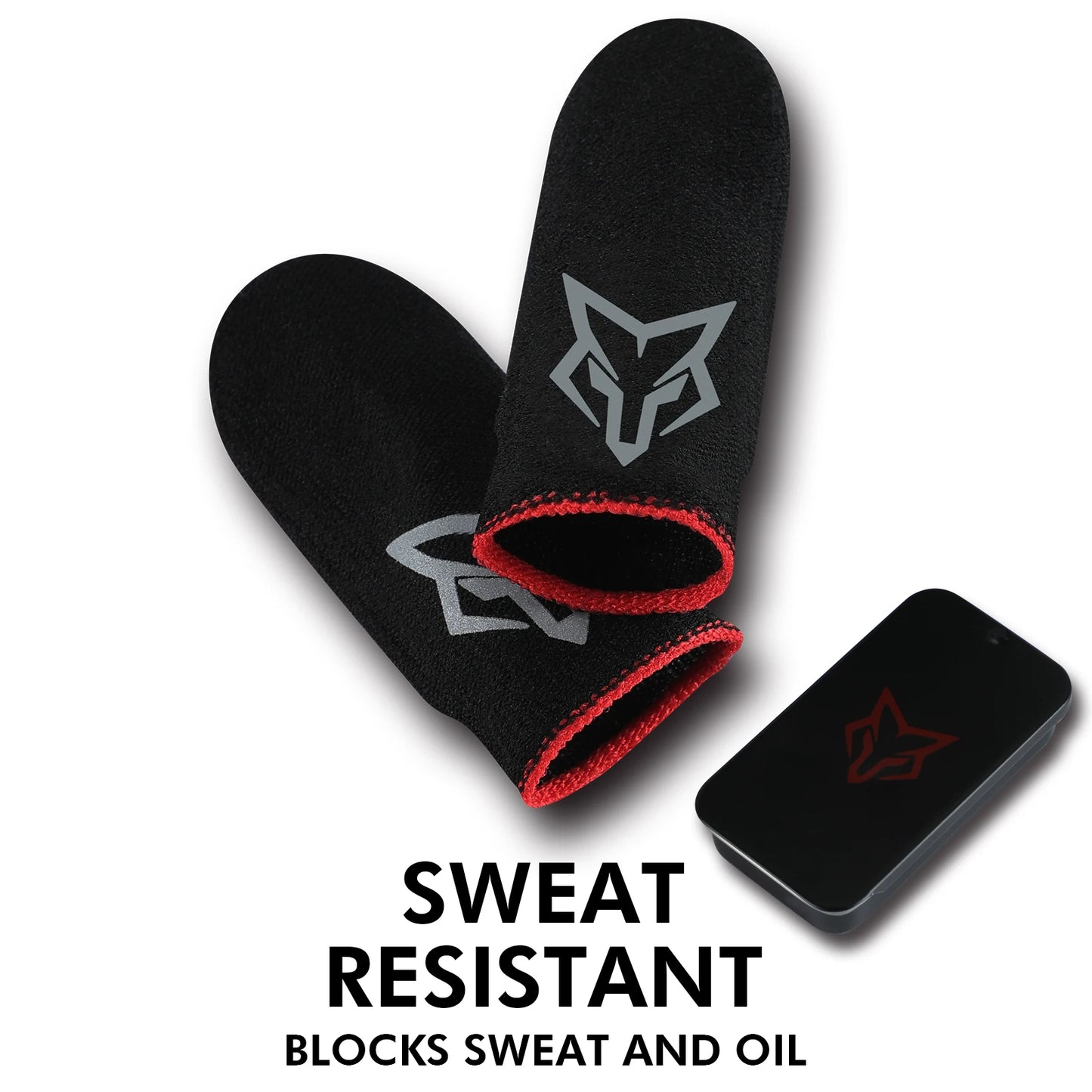 Pubg Gaming Sarafox V6 Finger Sleeve Flexible Glass Fiber Finger Gloves for pubg thumb sleeves