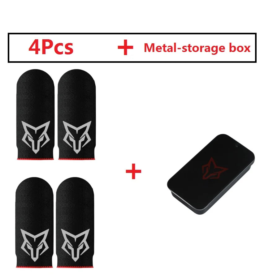 Pubg Gaming Sarafox V6 Finger Sleeve Flexible Glass Fiber Finger Gloves for pubg thumb sleeves