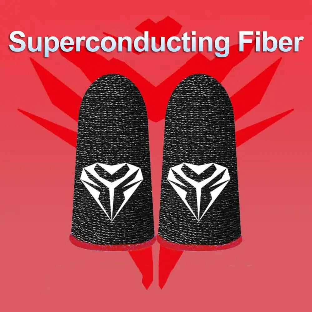 For PUBG Gaming Finger Sleeve Luminous Fingertips Cover Anti-slip Breathable Finger Cots Thumb Gloves For Mobile Game