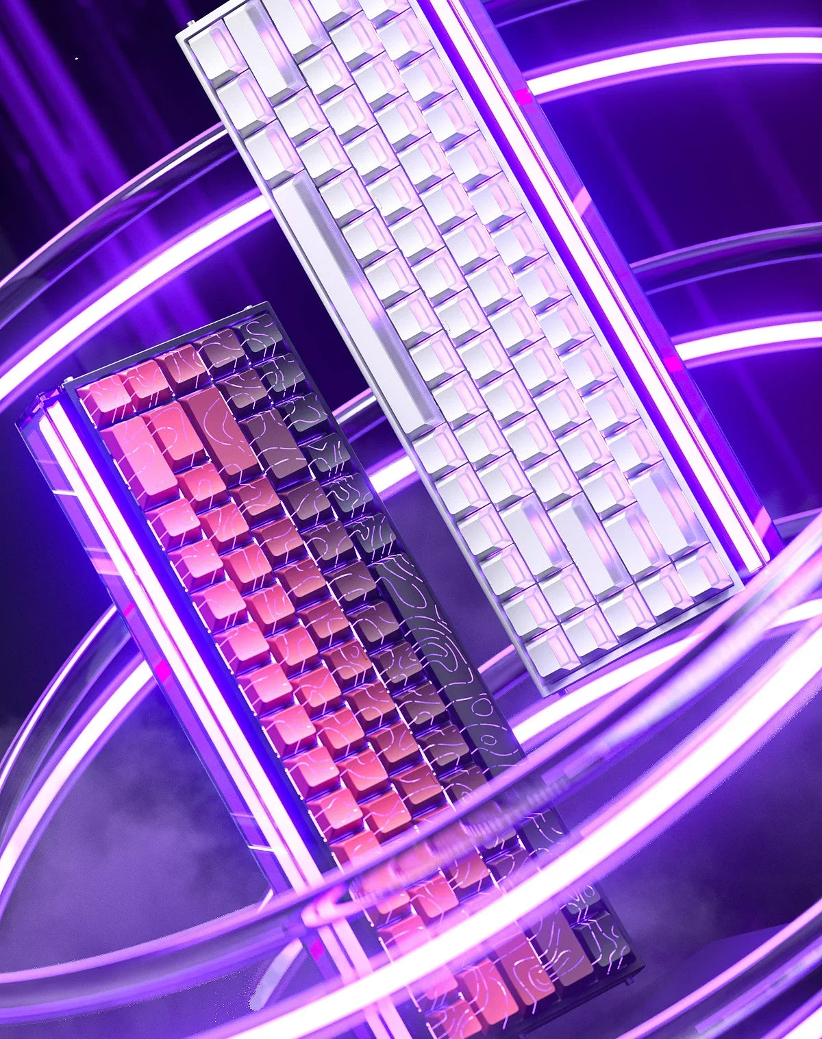 New AULA HERO 68HE/ULTRA INSTOCK Magnetic Switch Gaming Keyboard&Mouse E-sport Custom Mechanical Wired Keyboard Accessories