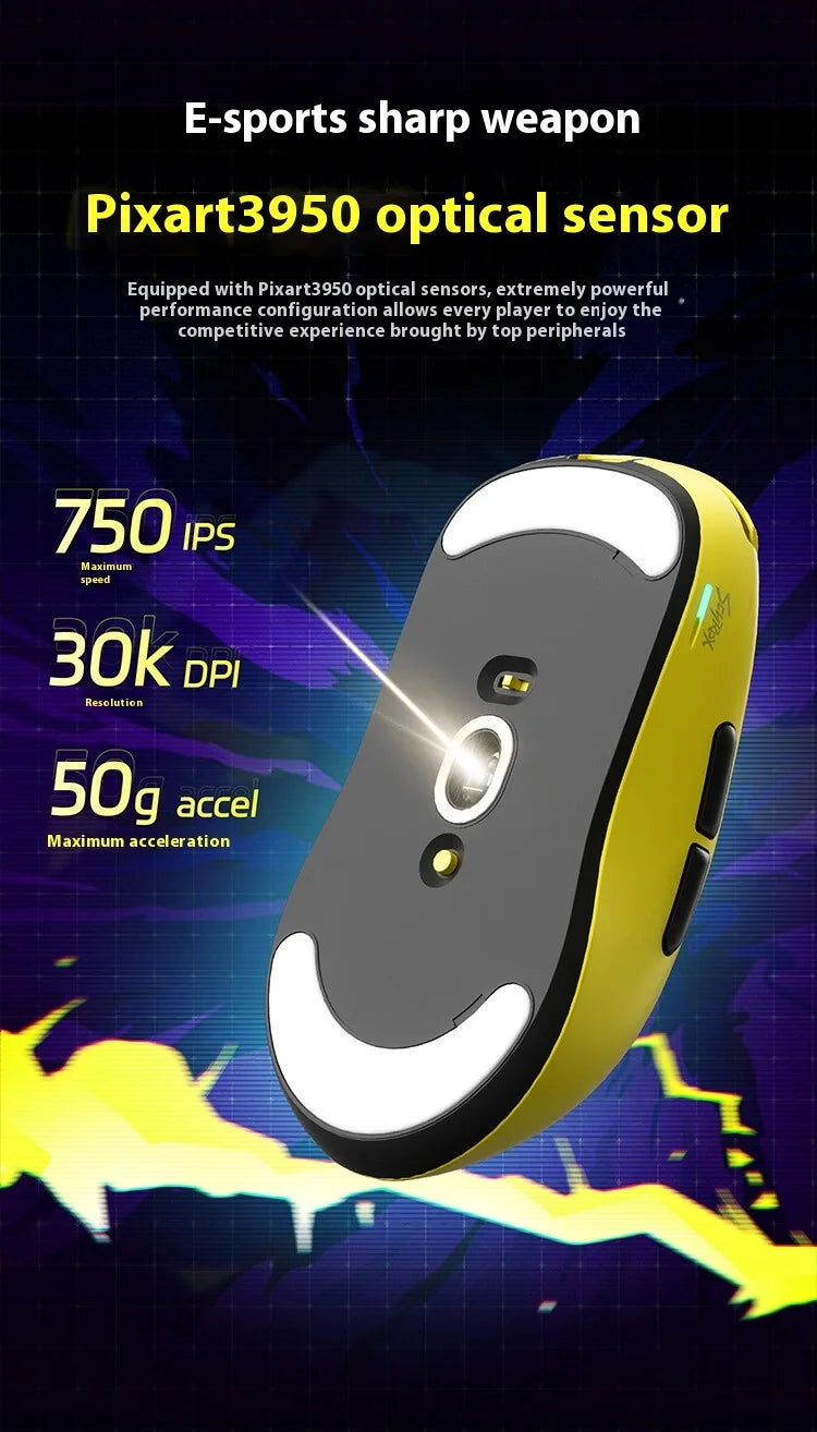 Scyrox V8 Lightweight 36g Wireless Mouse 8K PAW3950 Comfortable Feel E-Sports Gaming Mouse Customized PC Gamer Accessories Gifts