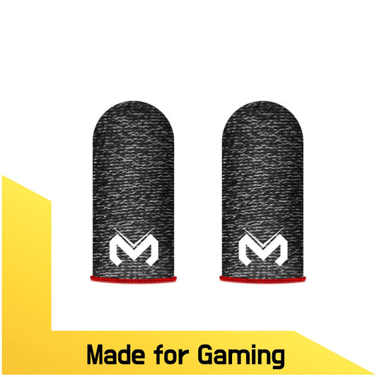 Pair of MEMO Finger Sleeve for PUBG Gaming, Anti-Slip Fingertips Finger Cover, Cellphone Touch Screen Sweatproof Gloves