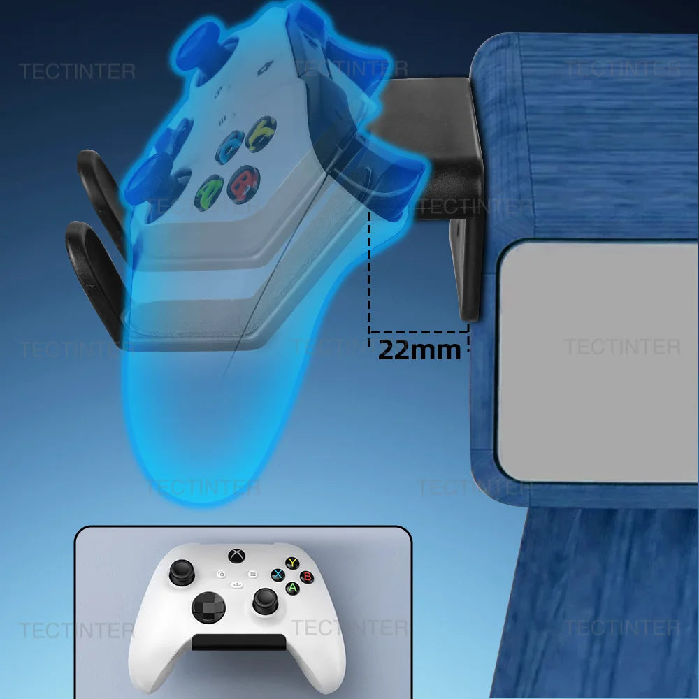 Wall Mount Rack Bracket For Switch Pro/PS5/PS4/Xbox One Game Controller Headphone Headset Stand Hanger Holder Gaming Accessories