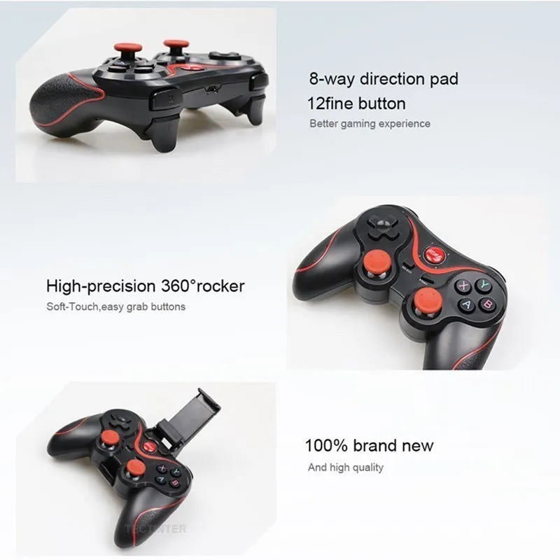 Terios T3 X3 Wireless Joystick Gamepad PC Game Controller for PS3/IOS Phone/TV Box For Nintendo Switch Accessories