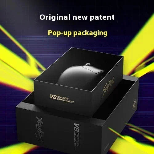 Ready-Stock Scyrox V8 Mouse 8k Return Paw3950 Dual Mode Wireless E-Sports Mouse Ergonomics 36g E-Sports Mice Pc Gamer Accessory