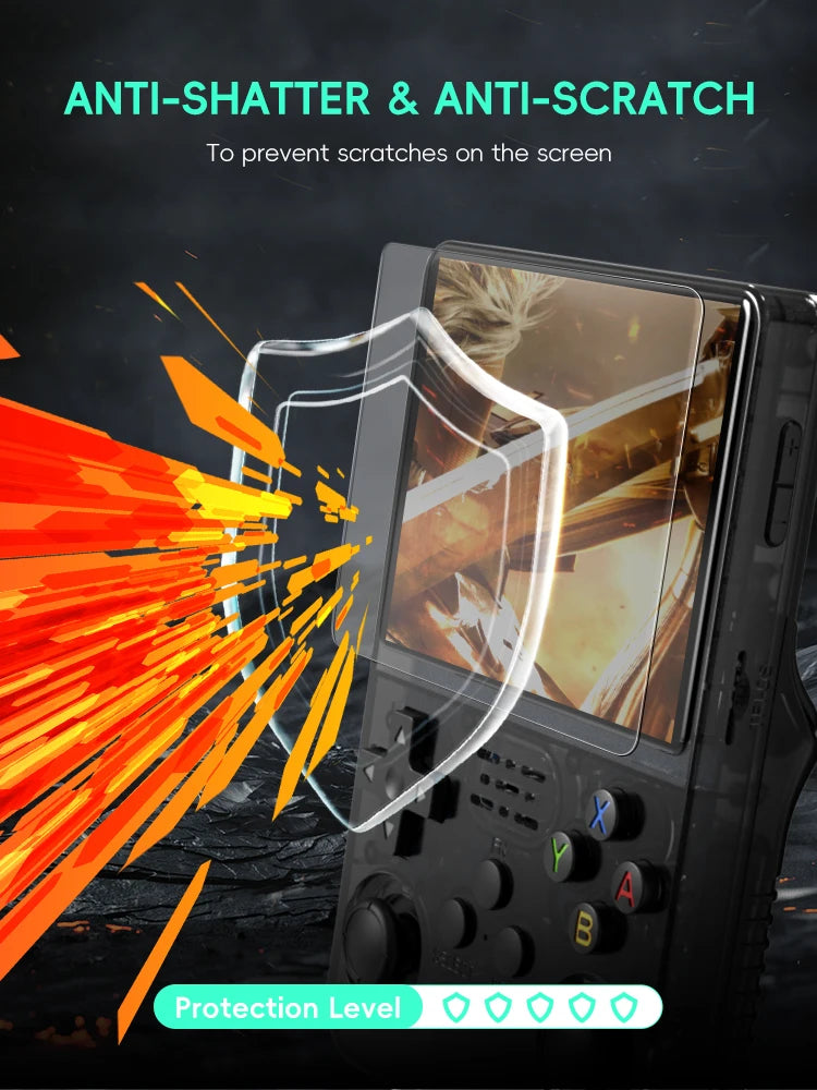 DATA FROG R36S Screen Protector Tempered Glass Protector for R35S RGB20S Retro Handheld Game Console Accessories