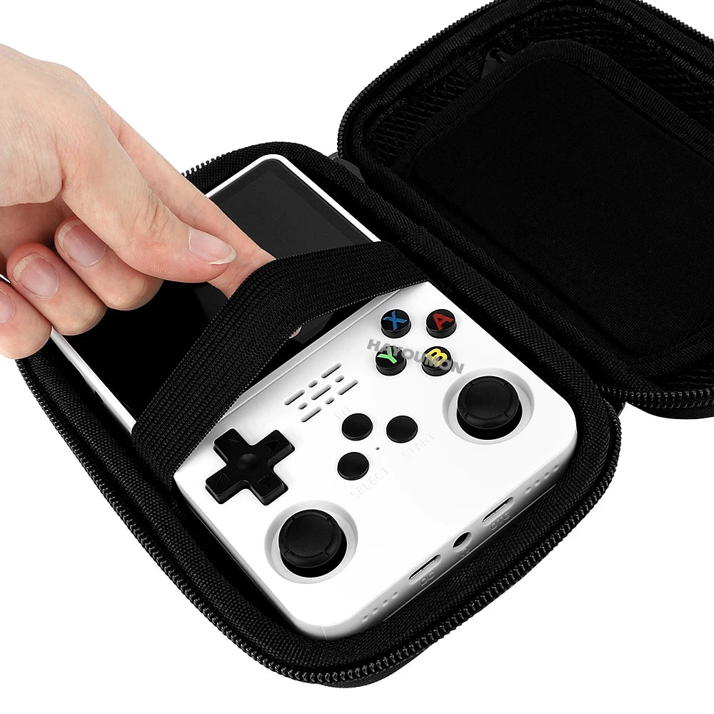 For R36S R35S Game Console Storage Bag EVA Hard Portable Protective Case Scratch-resistant Anti-fall Protector Game Accessories