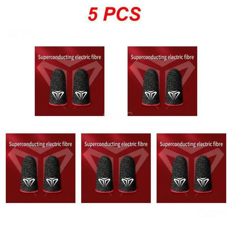 1~10PCS Pair Fingertips For Game Pubg Mobile Anti Slip Finger Glove Game Controller Finger Sleeve For Touch Screen Mobile Gaming