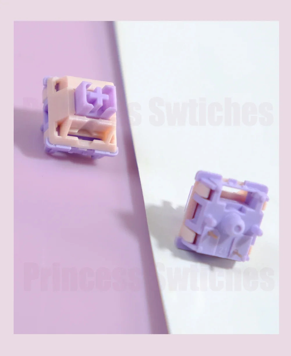 MMD Princess Switch V3 V4 Linear Tactile HIFI Sound Hot Swap Kits Switches Mechanical Keyboard Gaming Switches DIY Lubricated