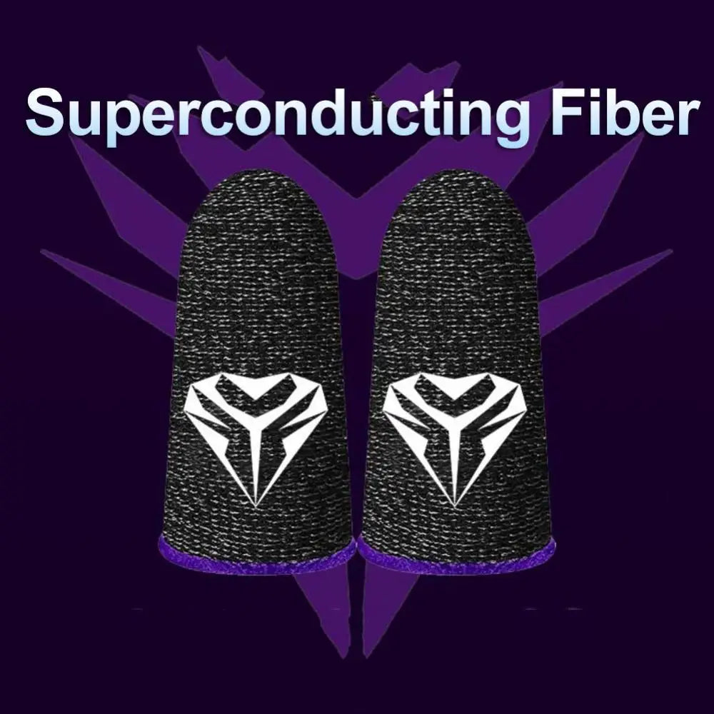 For PUBG Gaming Finger Sleeve Luminous Fingertips Cover Anti-slip Breathable Finger Cots Thumb Gloves For Mobile Game