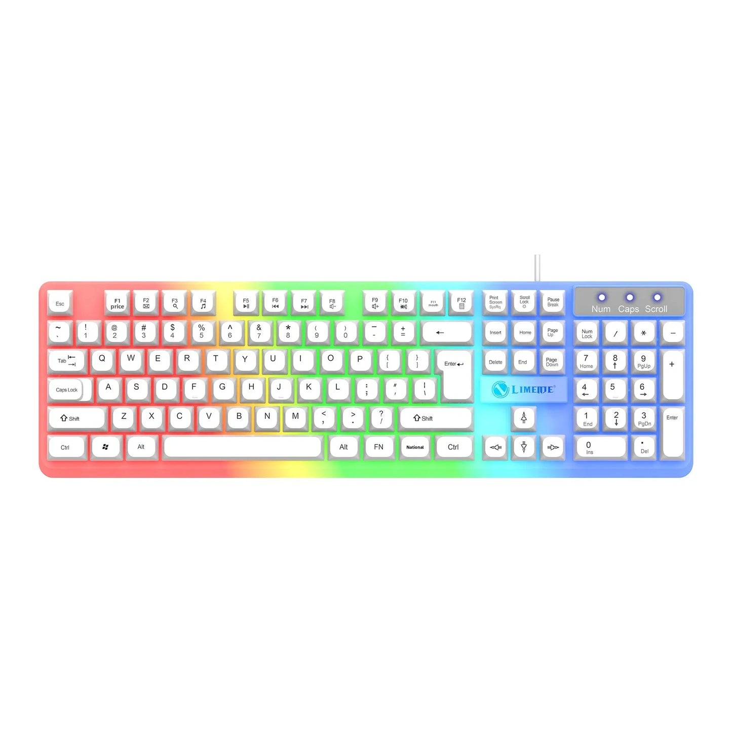 Limei T25 Metal Gaming Keyboard Mouse Set Backlit Floating Mechanical Feel USB Computer Peripherals from Mainland China