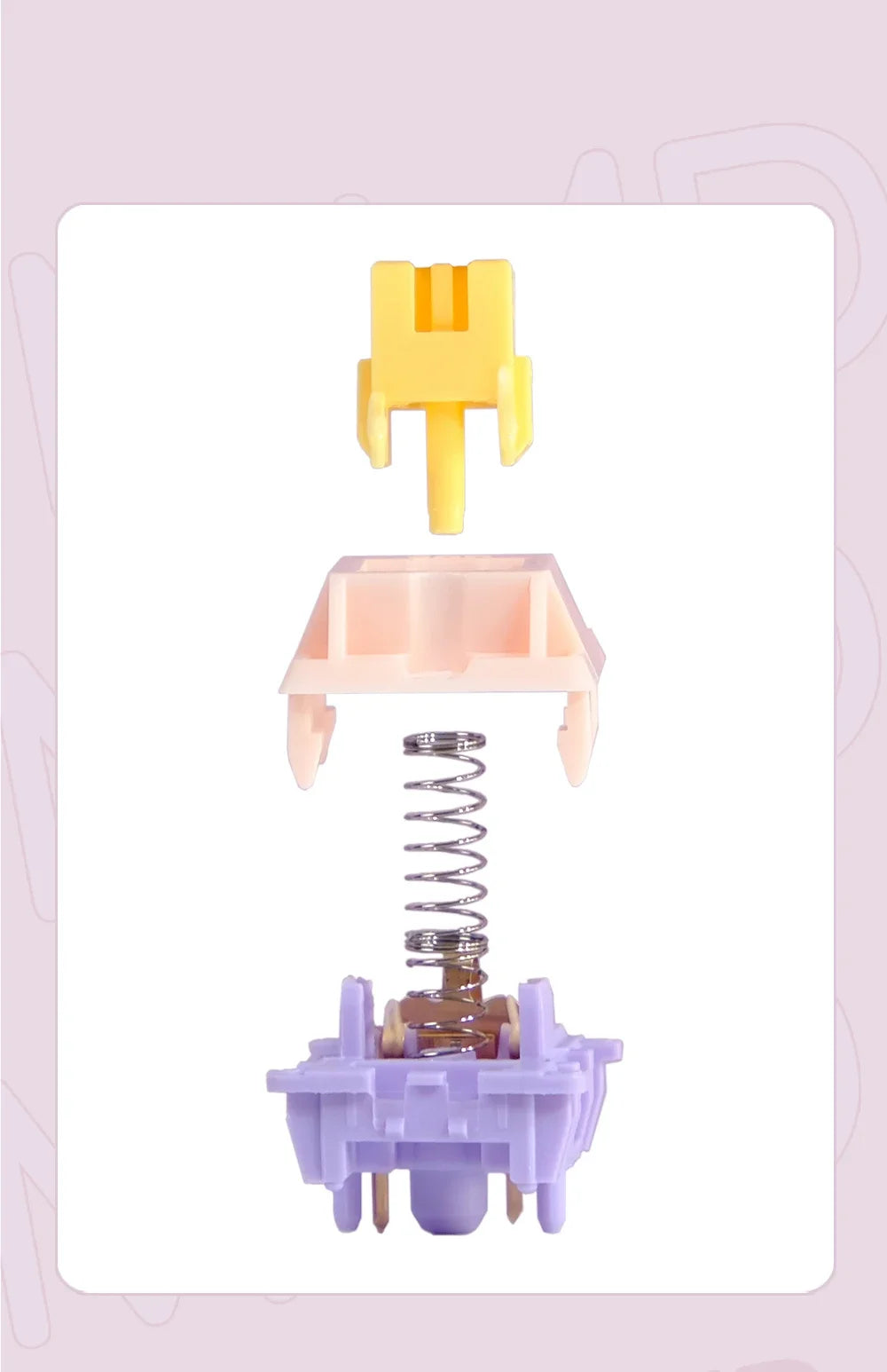 MMD Princess Switch V3 V4 Linear Tactile HIFI Sound Hot Swap Kits Switches Mechanical Keyboard Gaming Switches DIY Lubricated