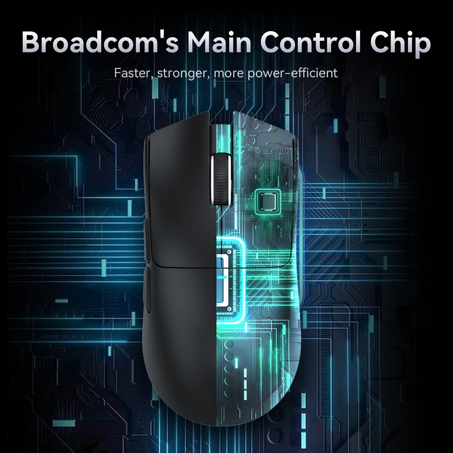 Attack Shark X11 Black Bluetooth Wireless Mouse Three Mode 2.4G PAW3311  RGB  PC Magnetic charging dock ,Gaming E-sports Mouse