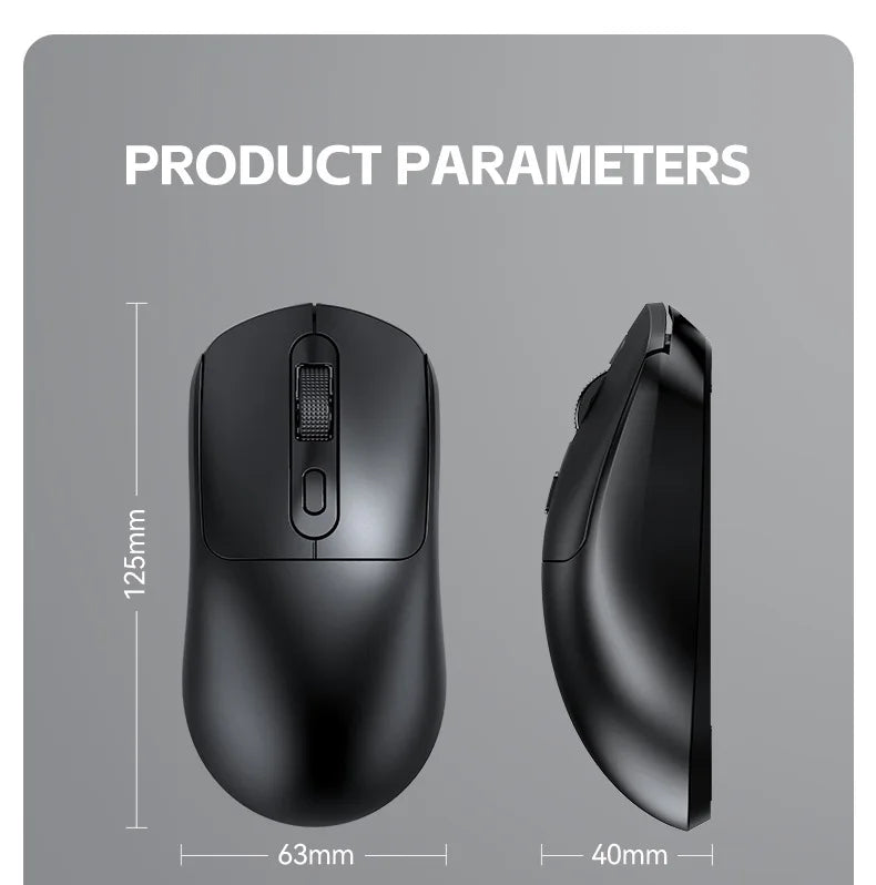 Warvank X8 Wireless Gaming Mouse 500mAh TYPE-C Rechargeable Office Mouse Suitable for Laptop Desktop Computers