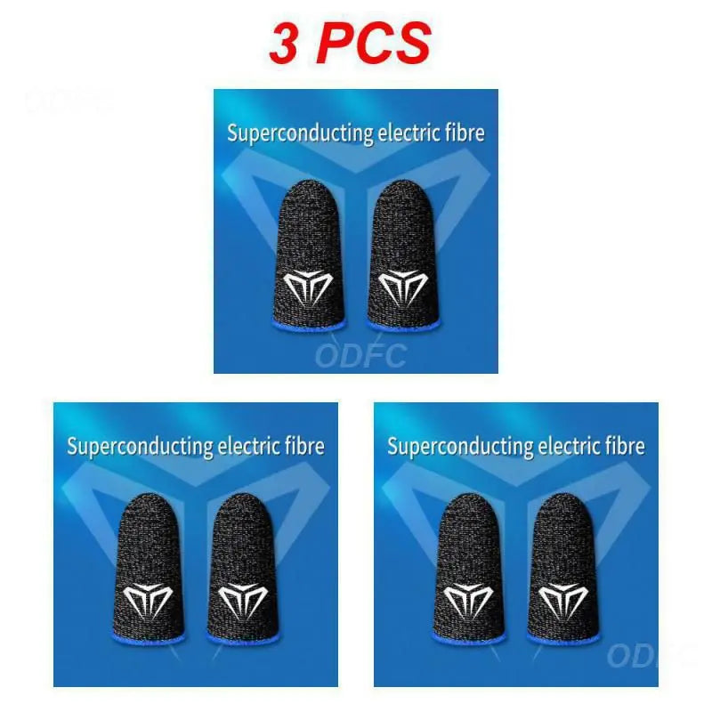 1~10PCS Pair Fingertips For Game Pubg Mobile Anti Slip Finger Glove Game Controller Finger Sleeve For Touch Screen Mobile Gaming