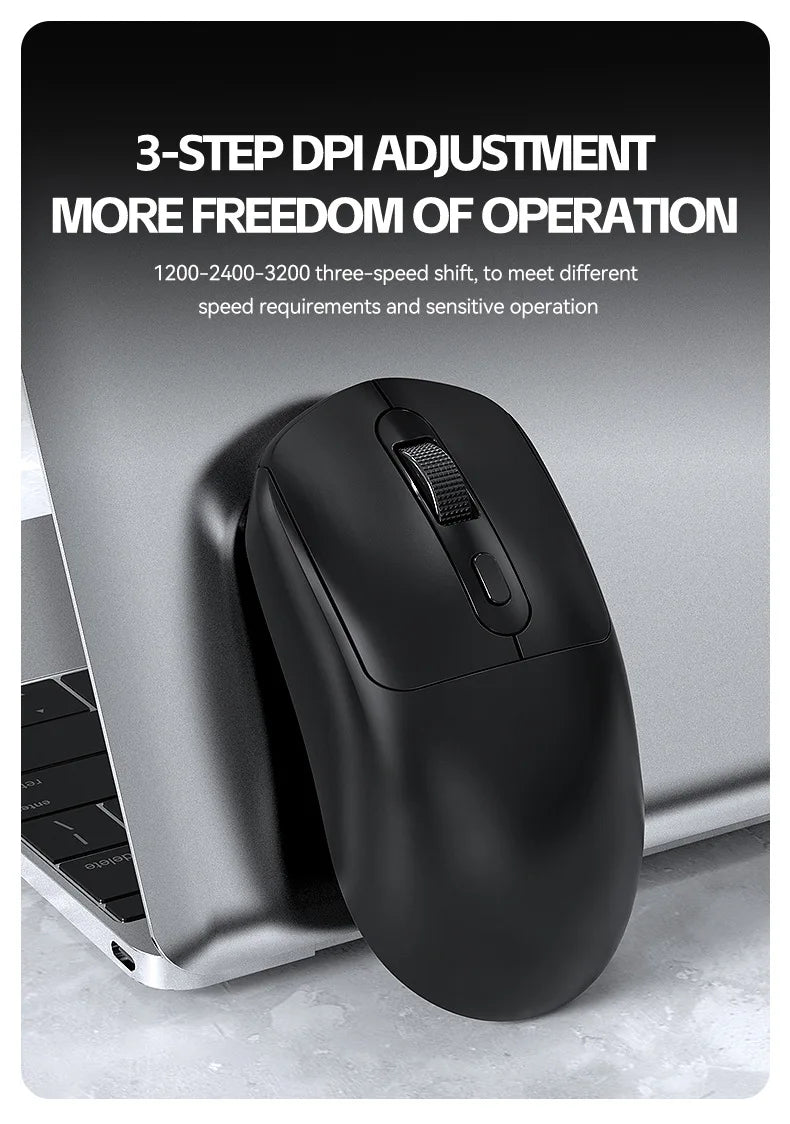 Warvank X8 Wireless Gaming Mouse 500mAh TYPE-C Rechargeable Office Mouse Suitable for Laptop Desktop Computers