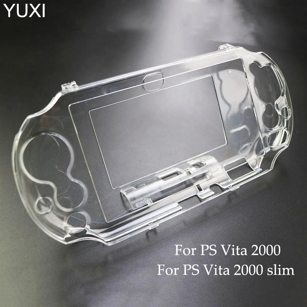 YUXI 1PC For PS Vita 2000 slim/PSV Clear Crystal Protective Case Hard Guard Shell Slim Gaming Transparent Skin Protection Cover