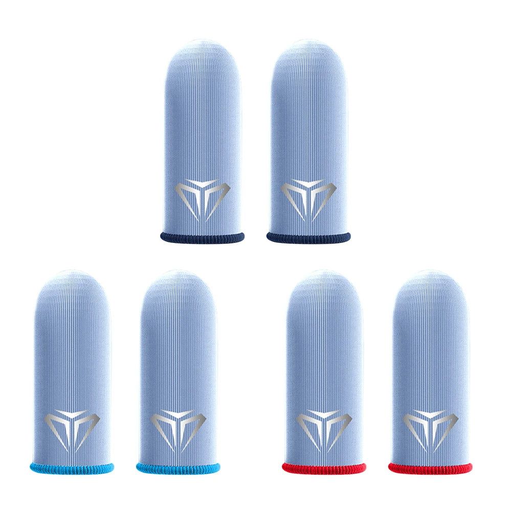 2pcs Finger Cover Breathable Game Controller Finger Sleeve For Pubg Sweat Proof Non-Scratch Touch Screen Gaming Thumb Gloves