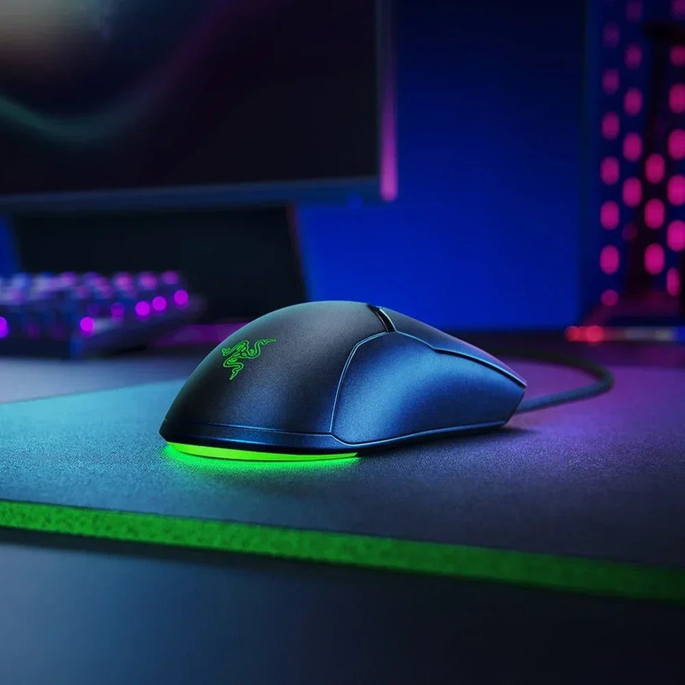 100% Original Razer Viper Mini Gaming Mouse 8500DPI Optical Sensor Chroma RGB Wired Mouse Lightweight SPEEDFLEX Mice for Gamer